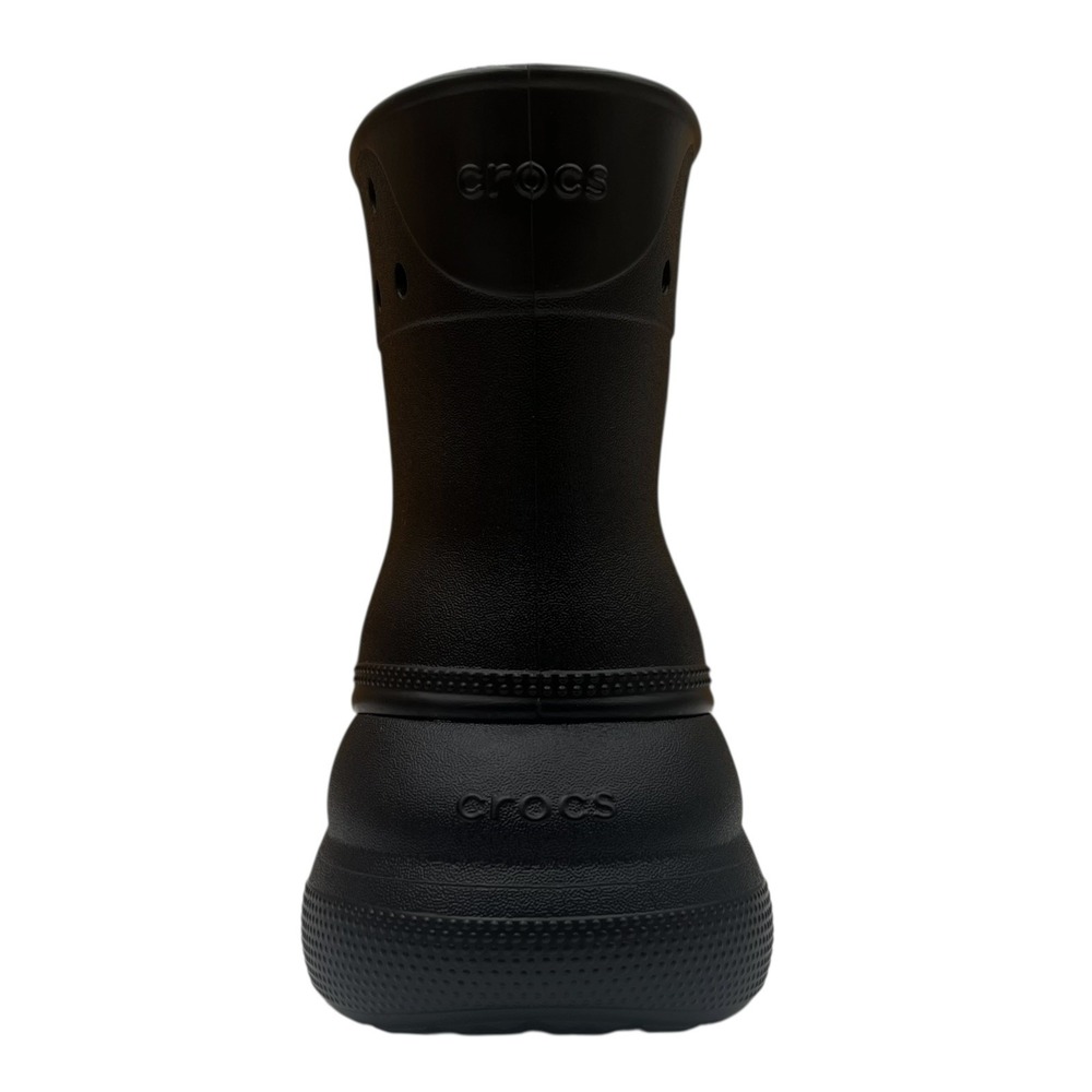 Crocs Womens Crush Platform Rain Boots Size 8 Solid Black Waterproof Relaxed Fit - Picture 7 of 11